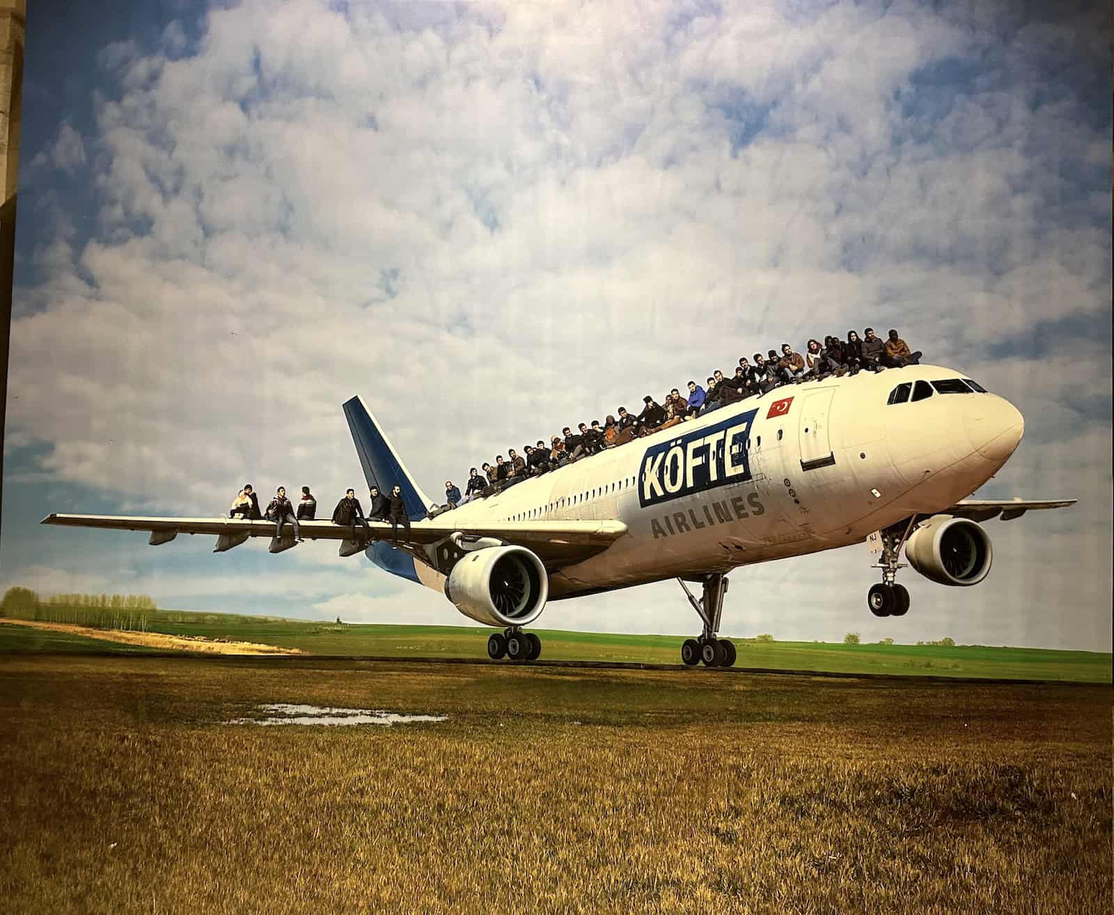 Köfte Airlines, Halil Altındere, 2016 at the Sakıp Sabancı Mardin City Museum in Mardin, Turkey