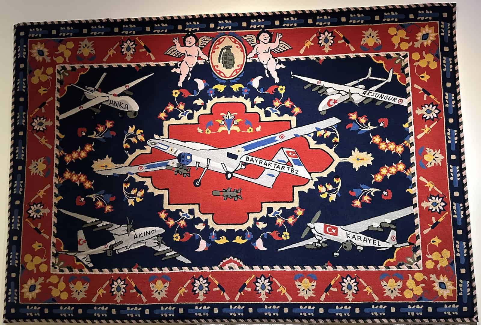 Turkish Military Drones Rug-1, Halil Altındere, 2023