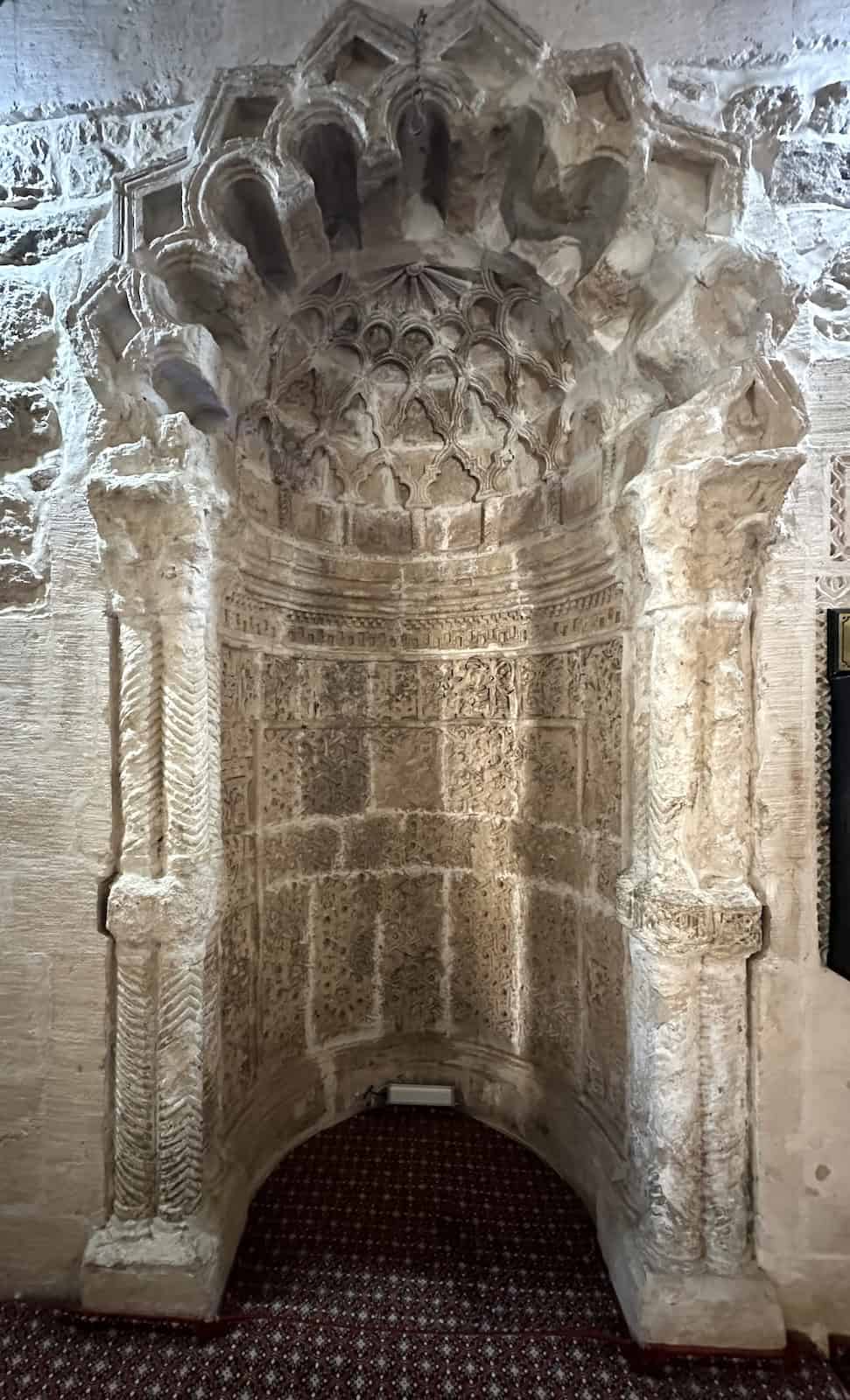 Mihrab at the Hatuniye Madrasa in Mardin, Turkey