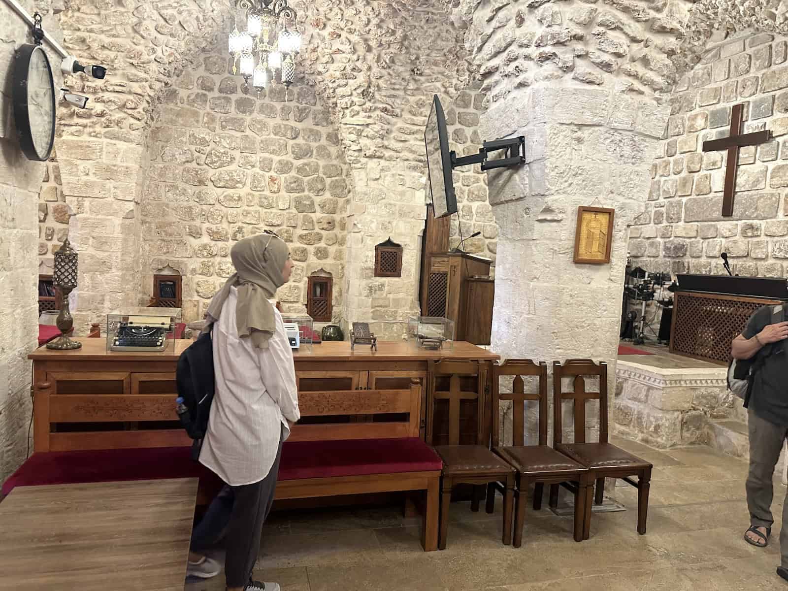 Exhibition area of the Mardin Protestant Church