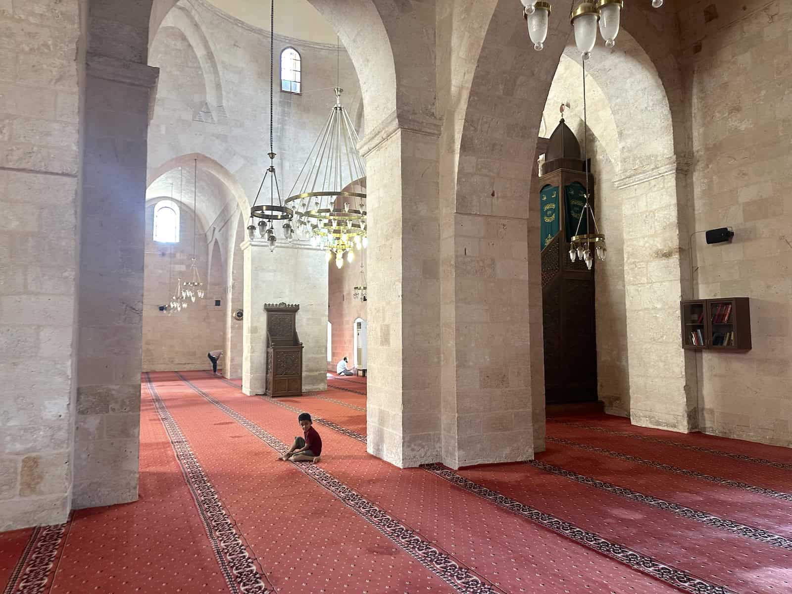 Prayer hall of the Grand Mosque of Mardin, Turkey