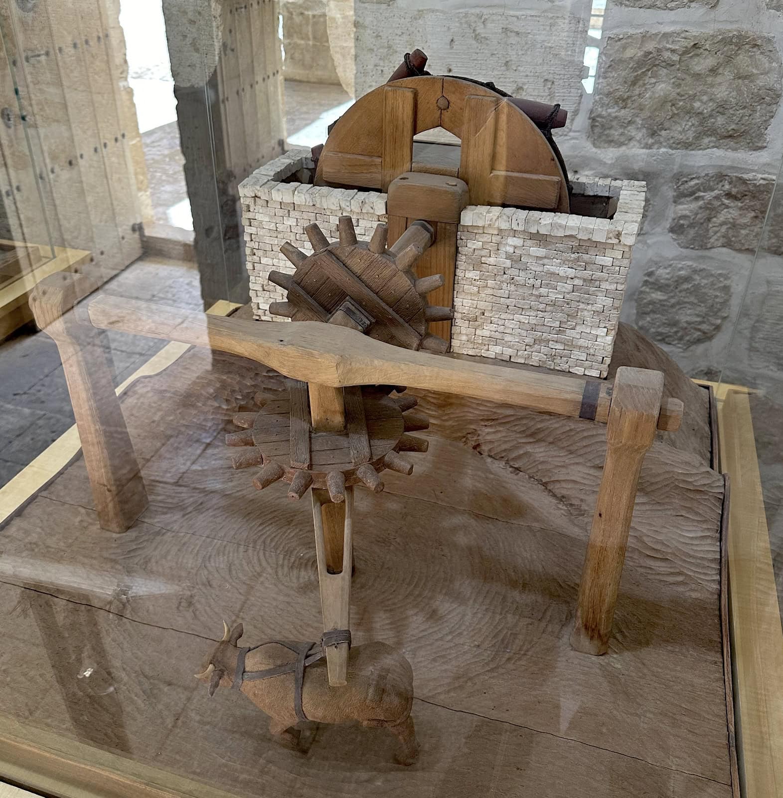 Hydropower pump designed by Ismail al-Jazari (1136-1206) at the Kasımiye Madrasa