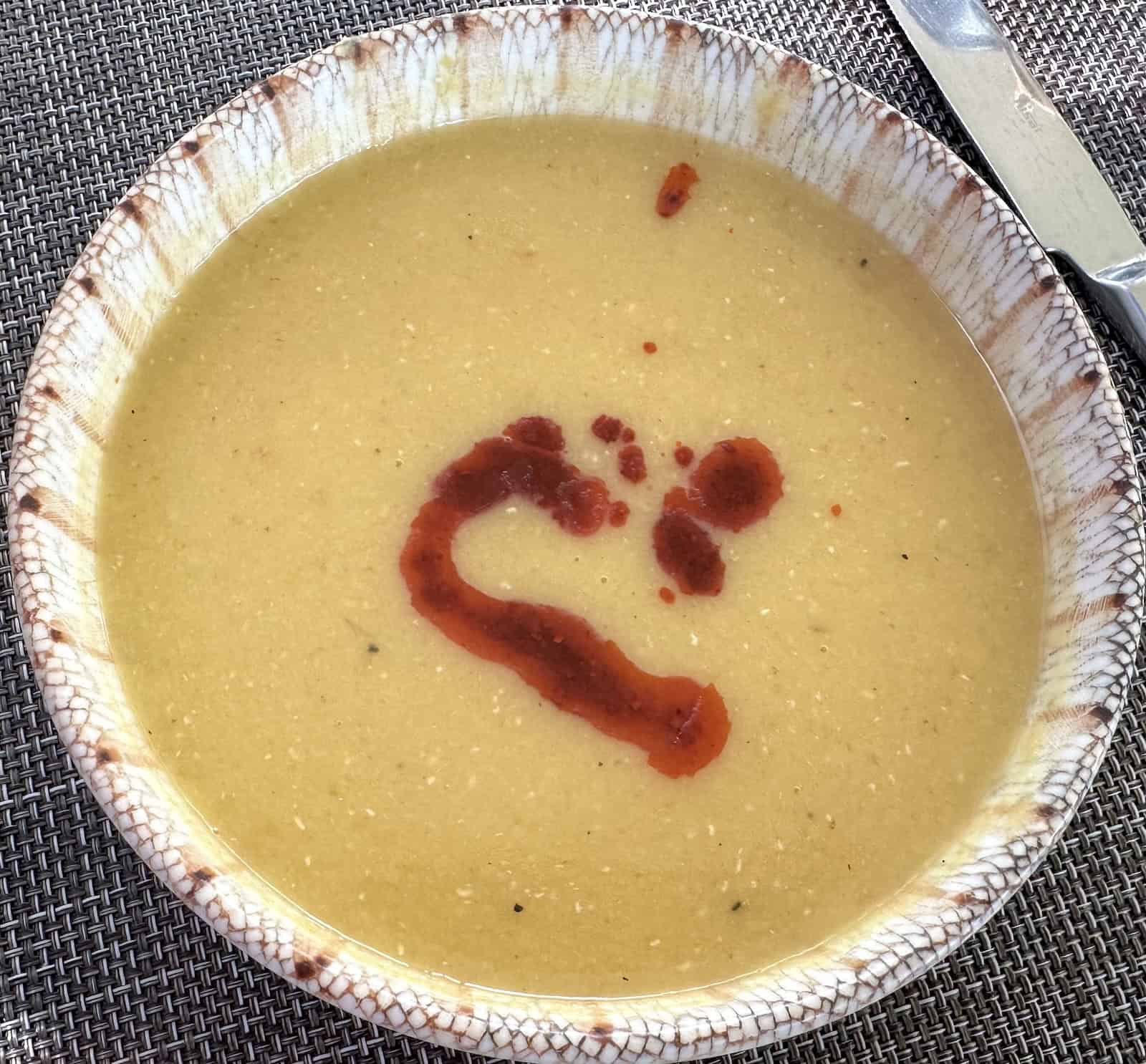 Lentil soup at Harran Gastronomi Merkezi in Harran, Turkey