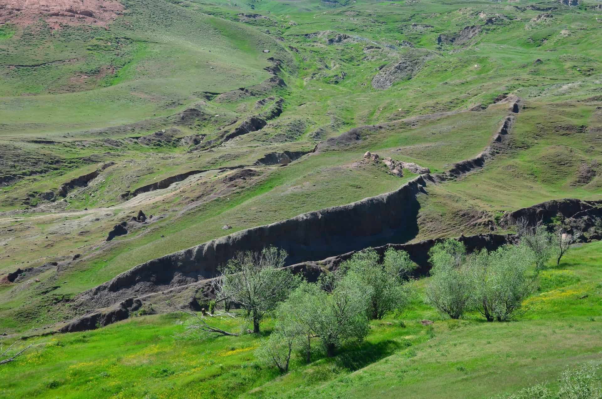 Noah's Ark formation from the Noah's Ark Visitor Center near Doğubayazıt, Turkey