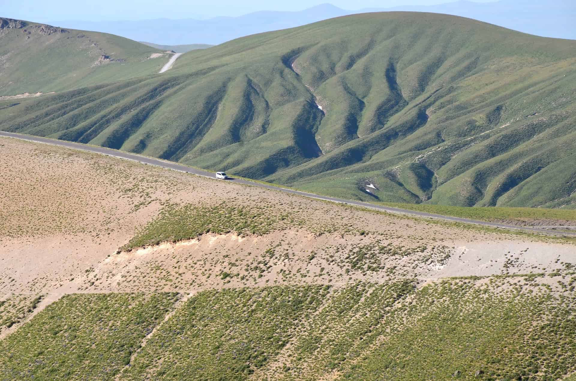 Road into the caldera