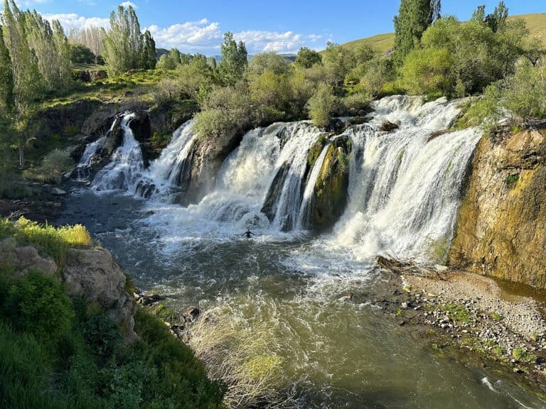 Muradiye Falls in Turkey