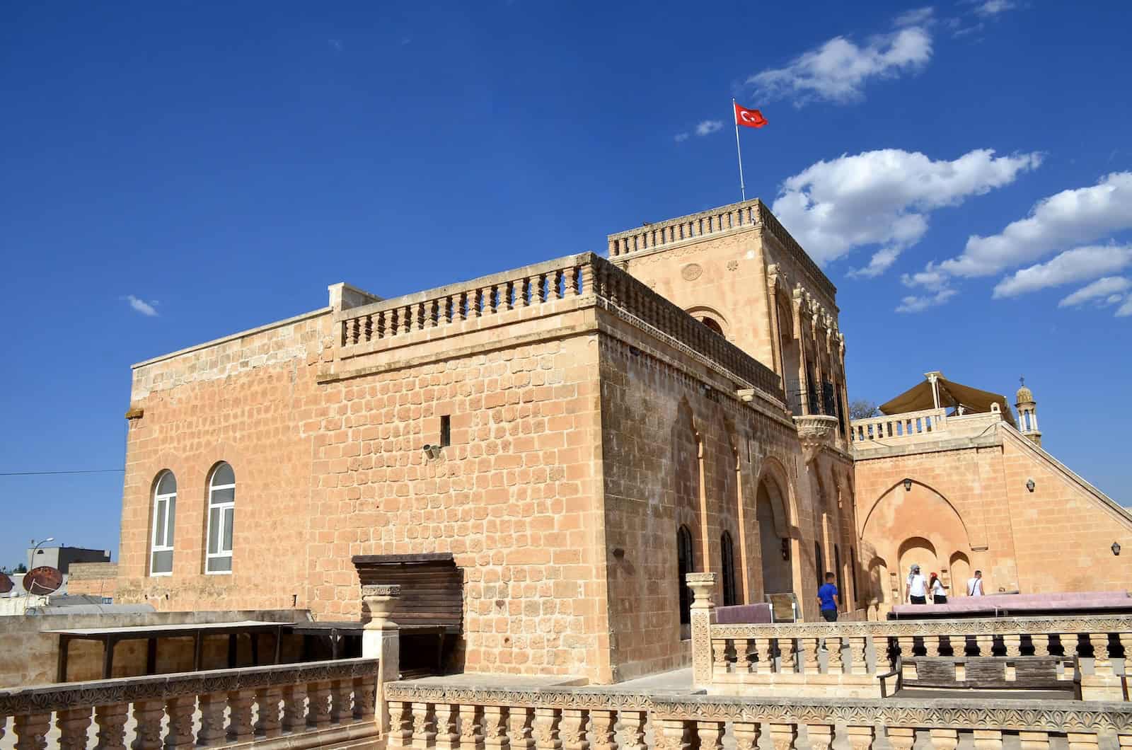 Terrace of the Midyat Guest House in Midyat, Turkey