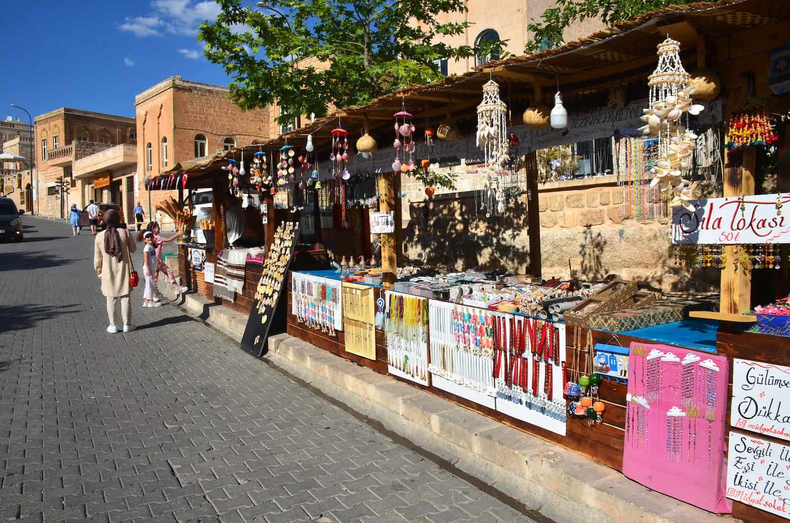 Souvenir stalls in the old town square