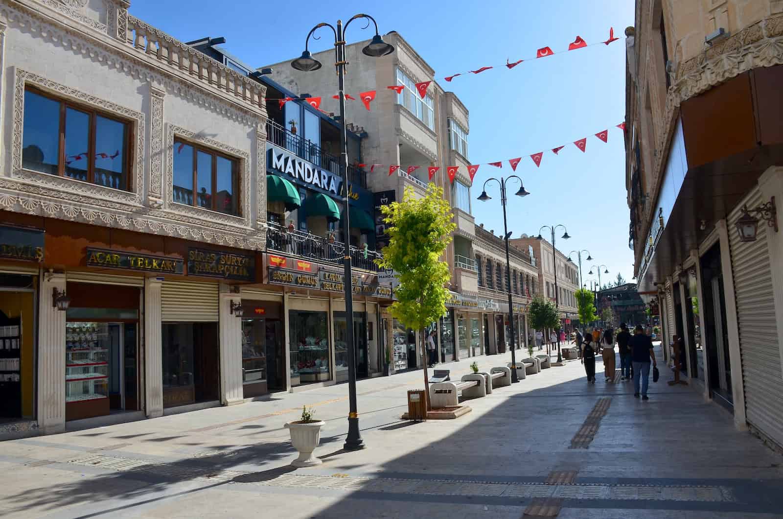 Street with jewelry stores