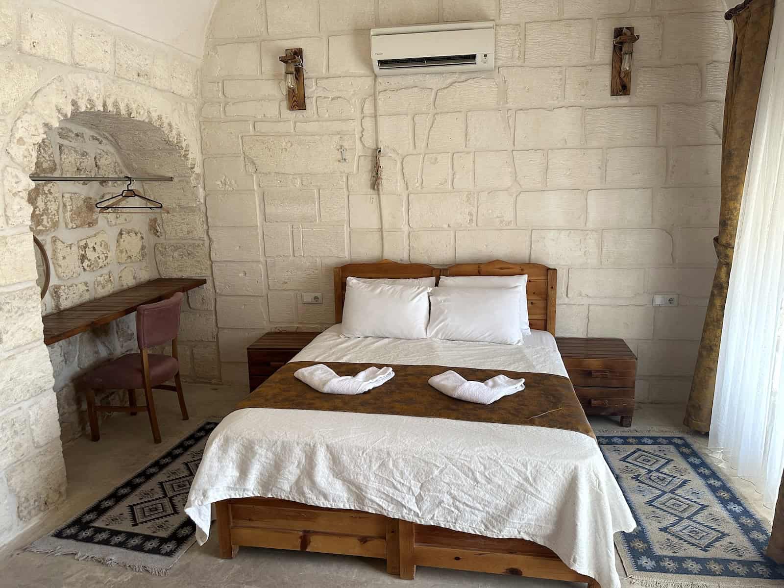 My room at Mons Masius Boutique Hotel in Midyat, Turkey