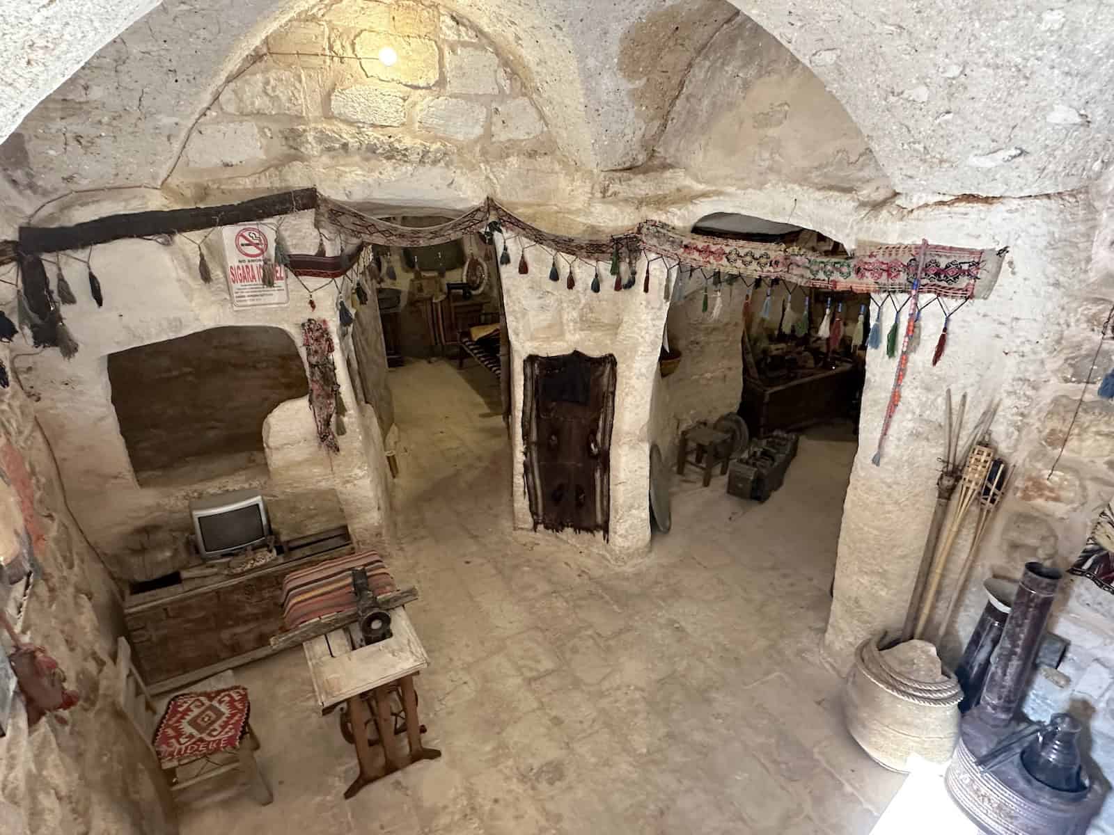 First chamber of the Midyat Caves in Midyat, Turkey