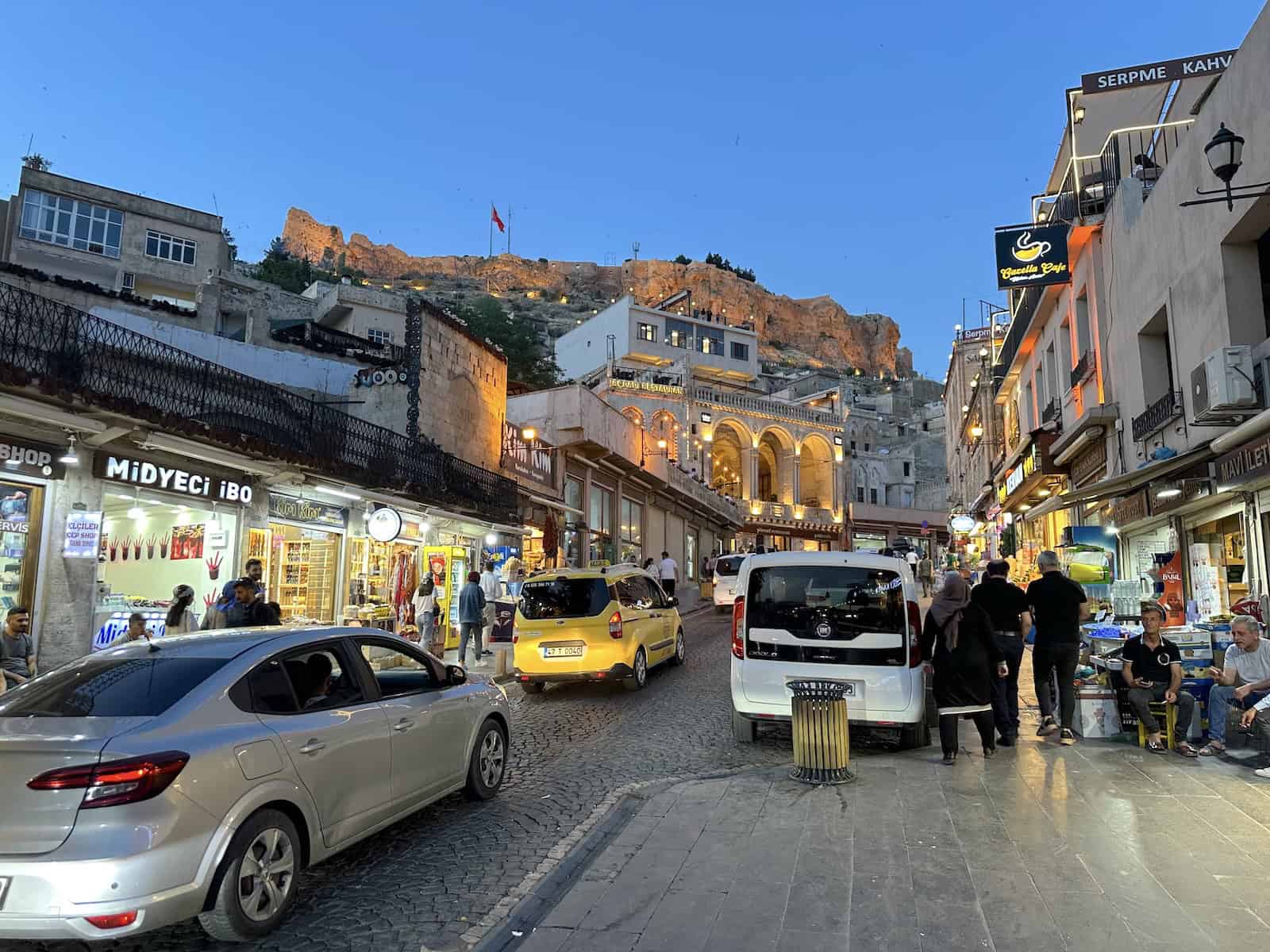 Main street through the old town