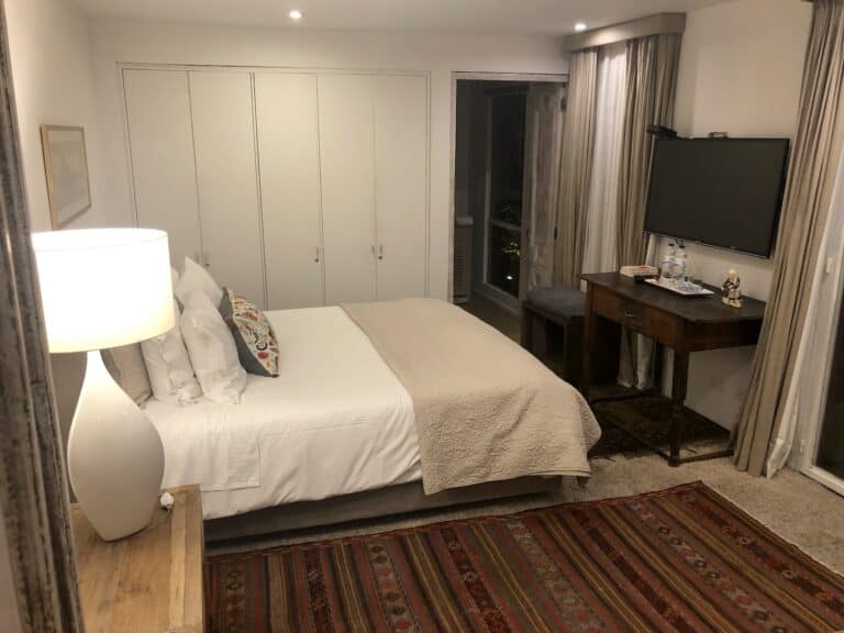 Deluxe room at Candelaria House Boutique in Bogotá, Colombia